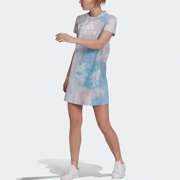 adidas Dresses Adidas Tie Dye Tshirt Dress Poshmark